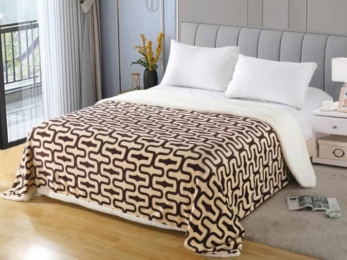 Patura cocolino cu blanita, pentru pat dublu, tip plic PAT2