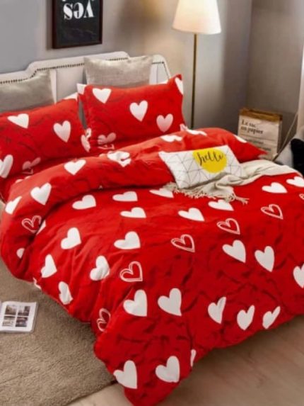 Lenjerie pat 1 Persoana, Bumbac Finet Superior, 4 Piese – Jojo Design – CL7