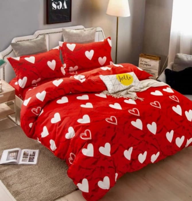 Lenjerie pat 1 Persoana, Bumbac Finet Superior, 4 Piese – Jojo Design – CL7