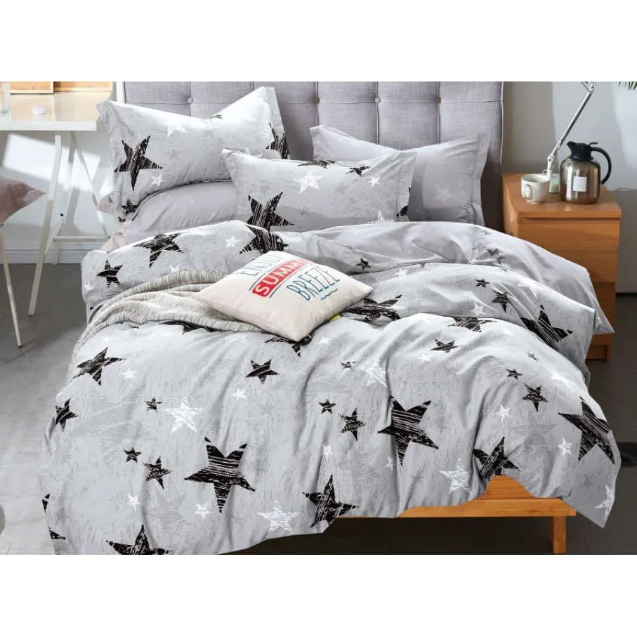 Lenjerie pat 1 Persoana, Bumbac Finet Superior, 4 Piese – Jojo Design – CL19