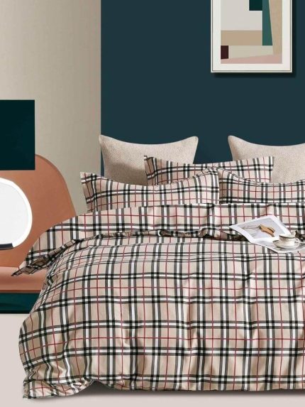 Lenjerie BUMBAC FINET, 6 piese, JOJO Home, Crem carouri FYN12