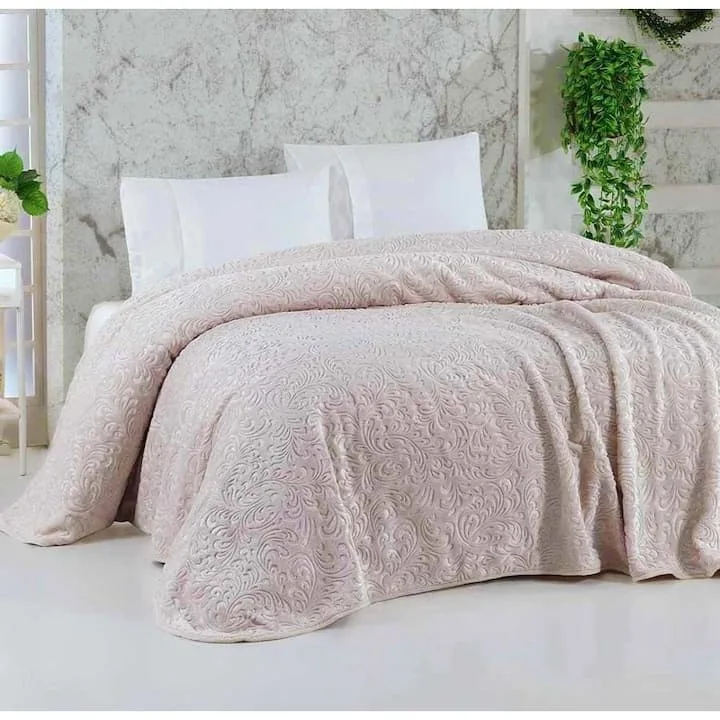 Patura Sarar Battaniye 220×240 cm, Bej cod SB02