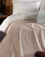 Patura Sarar Battaniye 220x240 cm Cappuccino, cod SB01