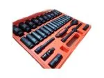 Trusa Chei Tubulare de Impact Lungi 1/2, 32 Piese, Top Helper - imagine 2