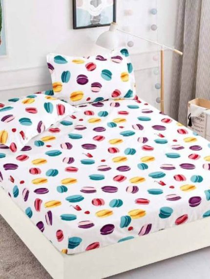 Husa de Pat din Finet cu Elastic si 2 Fete de Perna pentru Saltea de 180 x 200 cm, Jojo Home – HF17