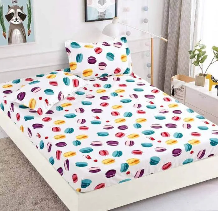 Husa de Pat din Finet cu Elastic si 2 Fete de Perna pentru Saltea de 180 x 200 cm, Jojo Home – HF17
