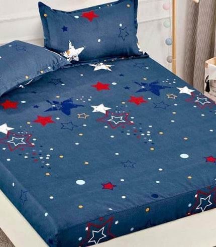 Husa de Pat din Finet cu Elastic si 2 Fete de Perna pentru Saltea de 180 x 200 cm, Jojo – HF28