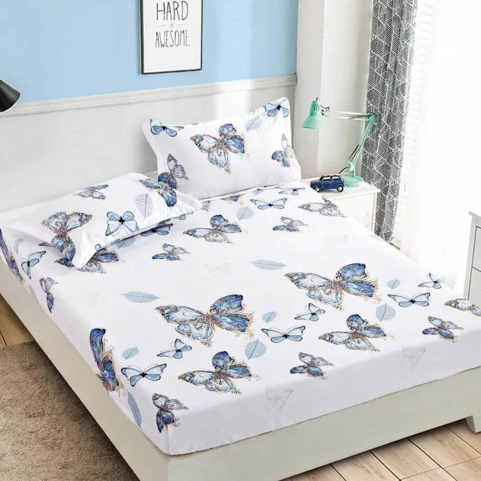 Husa de Pat din Finet cu Elastic si 2 Fete de Perna pentru Saltea de 180 x 200 cm, Jojo – HF26