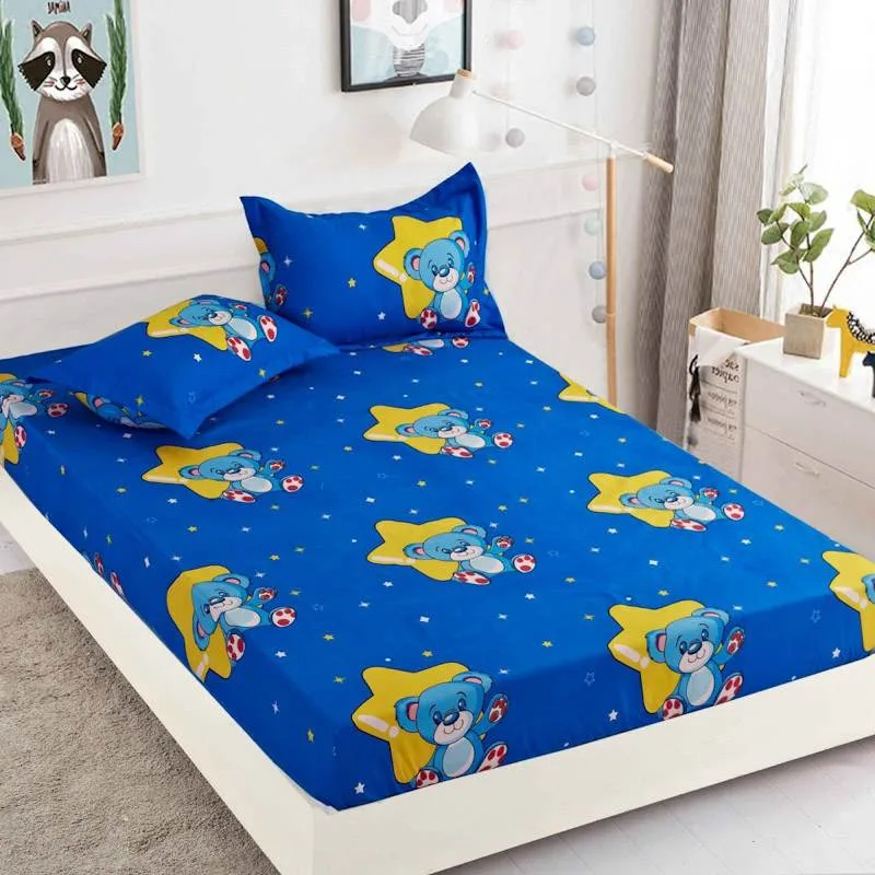 Husa de Pat din Finet cu Elastic si 2 Fete de Perna pentru Saltea de 180 x 200 cm, Jojo – HF21