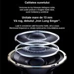 Casti Lenovo HT38, ear wireless, Bluetooth 5.0, Sport, reducere zgomot, TWS, Negru - imagine 4