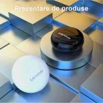 Casti Lenovo HT38, ear wireless, Bluetooth 5.0, Sport, reducere zgomot, TWS, Negru - imagine 14