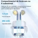 Casti Lenovo HT38, ear wireless, Bluetooth 5.0, Sport, reducere zgomot, TWS, Negru - imagine 13