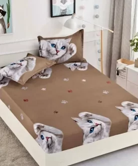 Husa de pat din finet este tesuta din material de calitate superioara