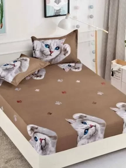 Husa de pat din finet este tesuta din material de calitate superioara