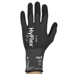 Mănuși de protecție Ansell HyFlex 11-840 din nitril, mărimea 9, rezistente la abraziune - imagine 2