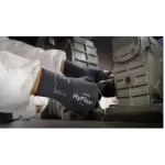 Mănuși de protecție Ansell HyFlex 11-840 din nitril, mărimea 9, rezistente la abraziune - imagine 5