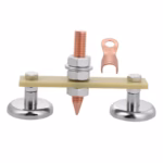 Masă magnetică pentru aparat de sudură cu 2 magneți – clemă de împământare cu fixare puternică - imagine 2