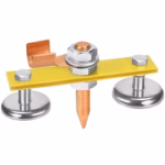 Masă magnetică pentru aparat de sudură cu 2 magneți și clemă de împământare